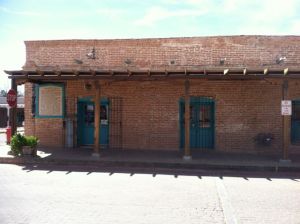 Original brick building, thought to be the oldest in New Mexico